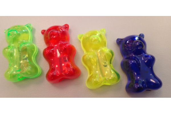 EISEN Spitzer Gummibärchen 255 4 Farben, assortiert