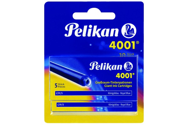 PELIKAN Tintenpatronen GTP/5/2/B 330852 köngisblau, 2x5 Stück