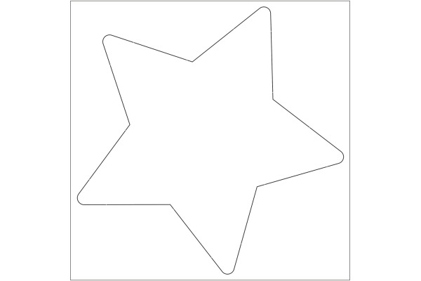 URSUS Blanko Motive 23x23cm 17120006F Stern 20 Blatt