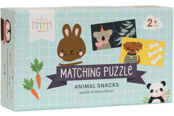 ALLC Puzzle PGMPAS07 Animal and Snacks 10-teilig