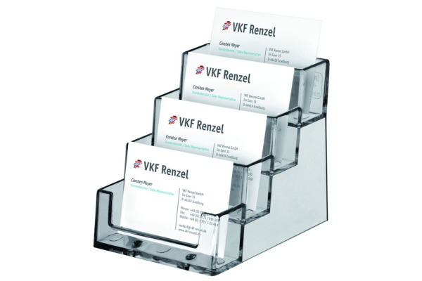 NEUTRAL Visitenkartenhalter ST-PRO156 mit 4 Fächern
