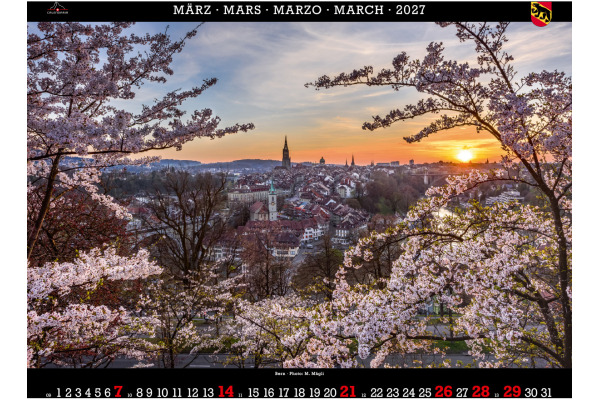CALENDARI Bildkalender 2027 36205847 Bern ML 40x31cm