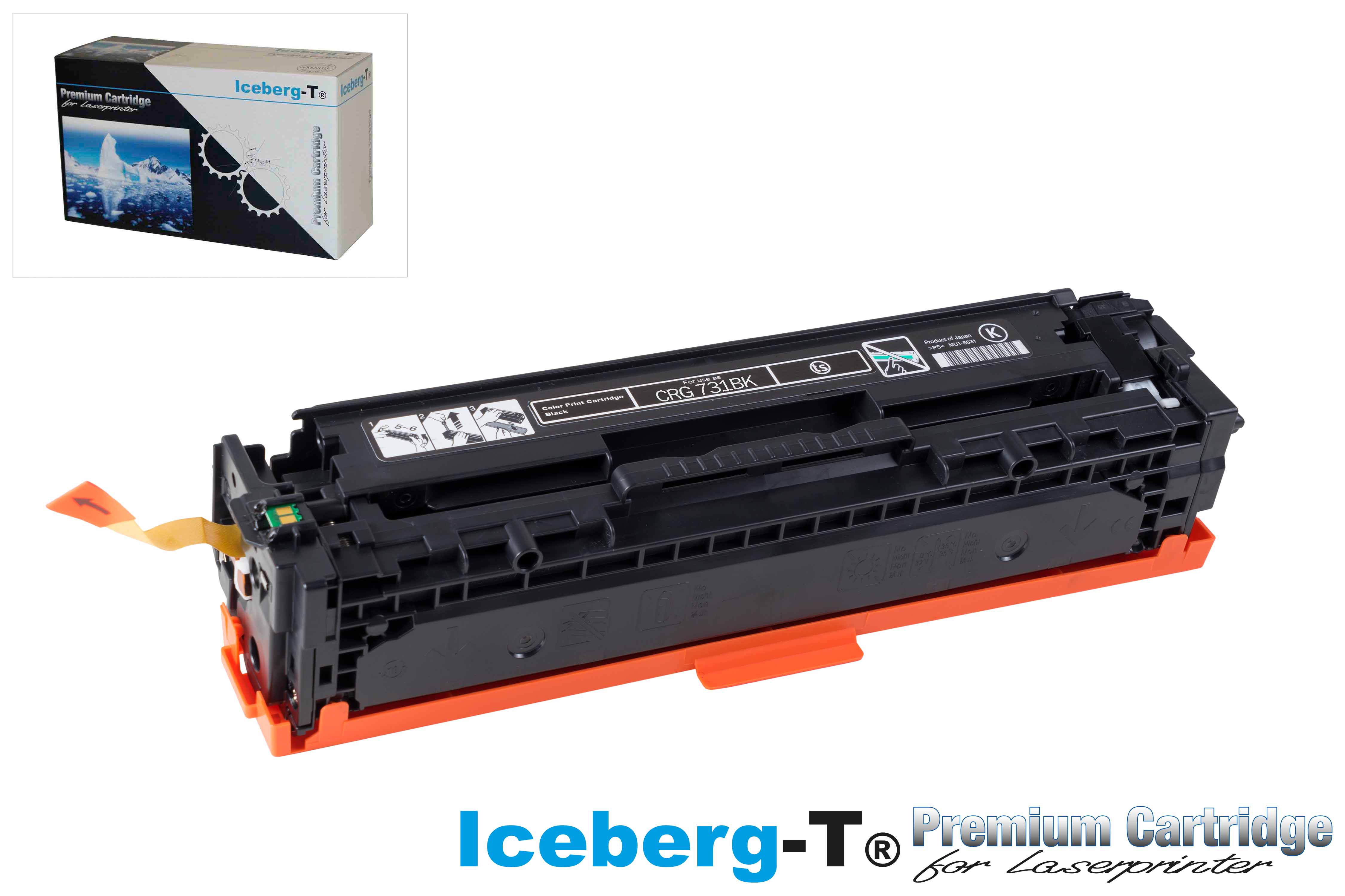 Iceberg-T Toner CRG 731BK 1'600 Seiten, black
