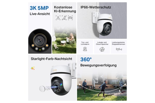 TP-LINK Outdoor Pan/Tilt Wi-Fi Camera TAPOC530W