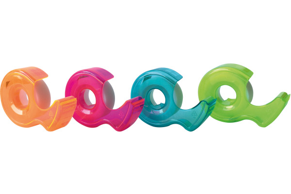 SCOTCH Dispenser Cool Color 19mmx19m 122-COL 4 Farben ass.