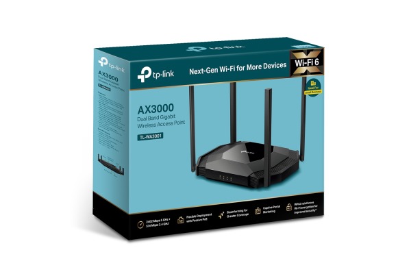 TP-LINK Dual-Band WiFi 6 Access Point TL-WA3001 AX3000