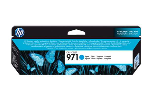 HP Tintenpatrone 971 cyan CN622AE OfficeJet Pro X451/576 2500 S.