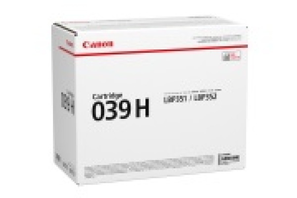 CANON Toner-Modul 039H schwarz 0288C001 LBP 351x/352x 25'000 Seiten