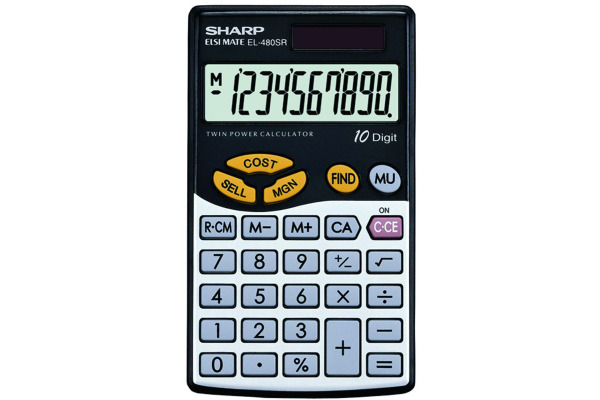 SHARP Taschenrechner kaufmännisch 480SR