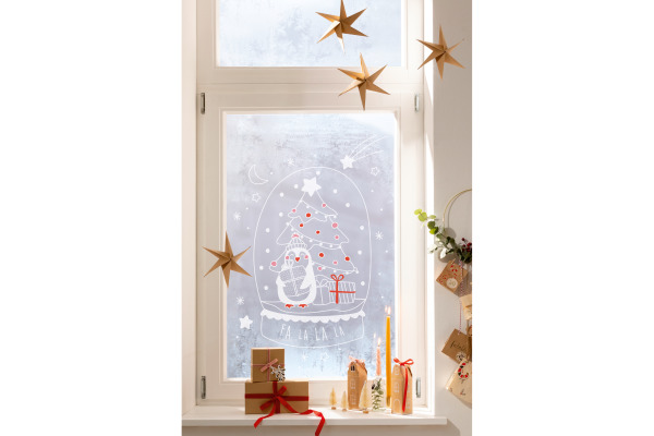 FOLIA Fensterbilder 39149 Cosy Winter