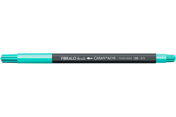 CARAN D'A Classic Fibralo Brush 0.5-5mm 186.211 jade