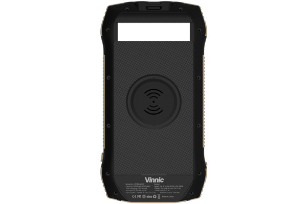 VINNIC Solar Powerbank 20'000 mAh VPSPBWC20 w/Fast Charge,Wireless Charg.