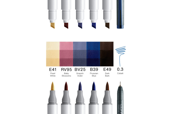 COPIC Marker Ciao Manga Set 22075596 Souta 6 Stück