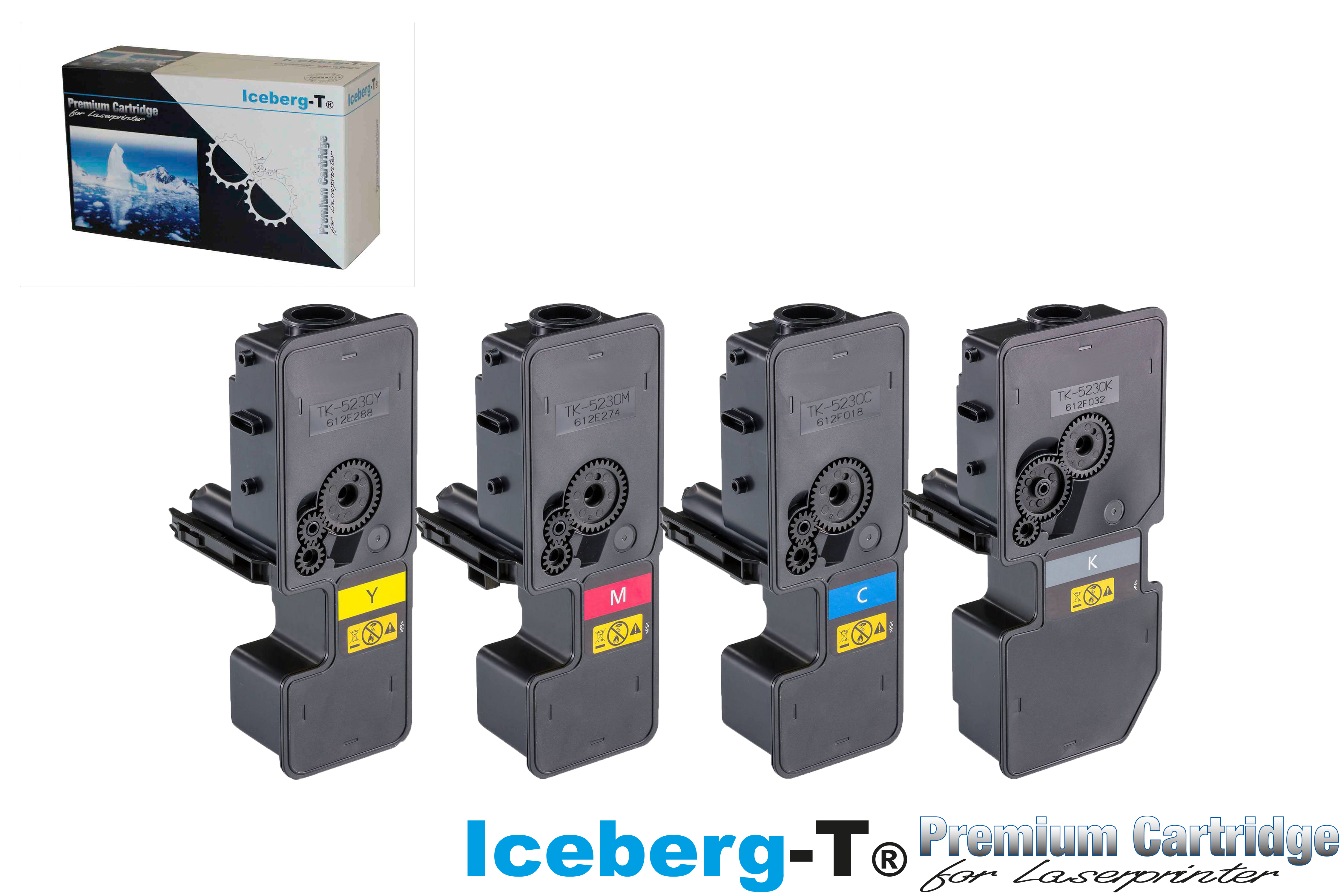 Iceberg-T Toner SET TK-5230 Set mit allen vier Farben