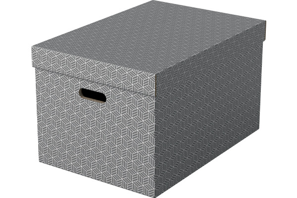 ESSELTE Aufbewahrungsboxen Home L 628287 grau 510x355x305mm 3 Stück