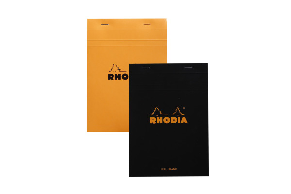 RHODIA Notizblock A5 166009C liniert schwarz