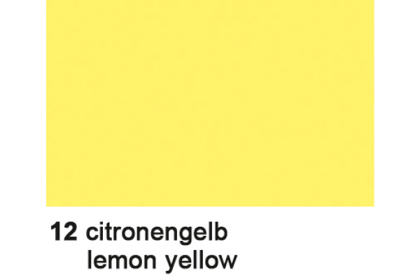 URSUS Tonzeichenpapier A4 2174612 130g, citronengelb 100 Blatt