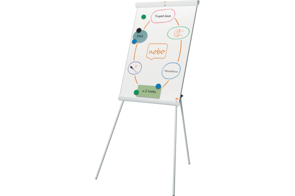 NOBO Flipchart PremiumPlus 70x100cm 1915701 grau, Dreibeinstativ