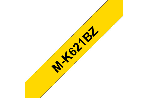 PTOUCH Band, nicht lam. schwarz/gelb M-K621BZ zu PT-65/75/85/110 8mx9mm