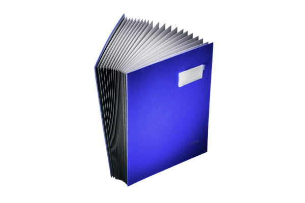 LEITZ Unterschriftsmappen A4 57000035 blau 20 Fächer
