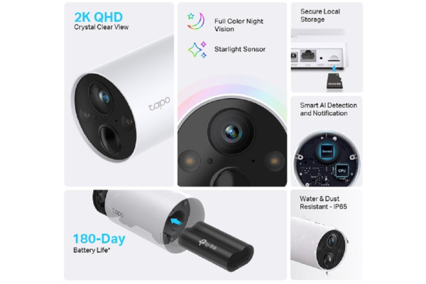 TP-LINK Smart Wi-Fi Security Camera TAPO C420