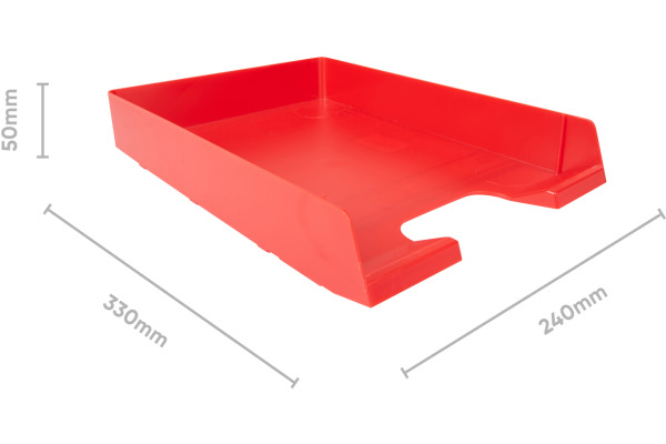 BIELLA Briefablage Parat-Plast A4/C4 30540045U rot