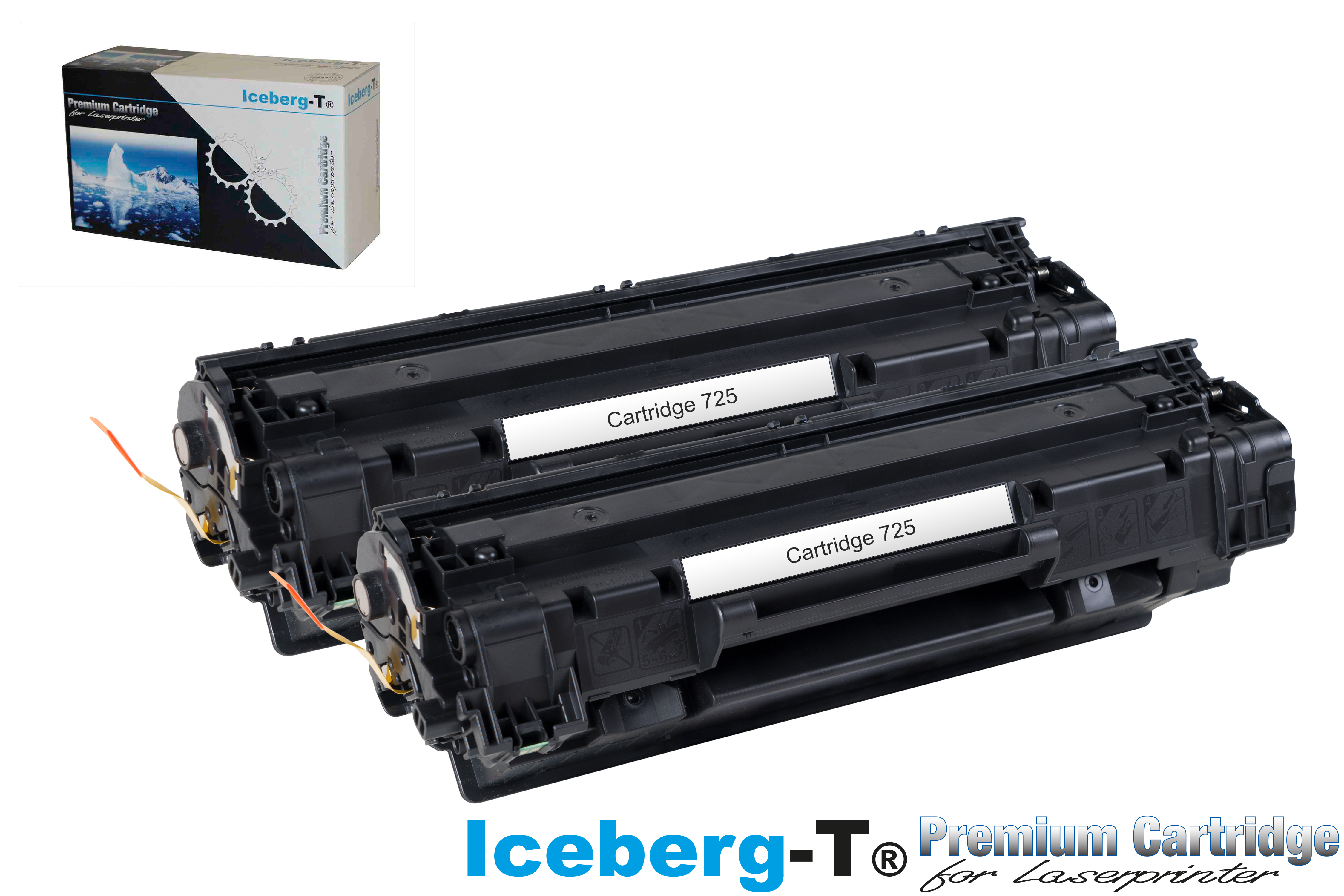 Iceberg-T Toner Cartridge 725 DuoPack 2 Stück à 1'600 Seiten, schwarz