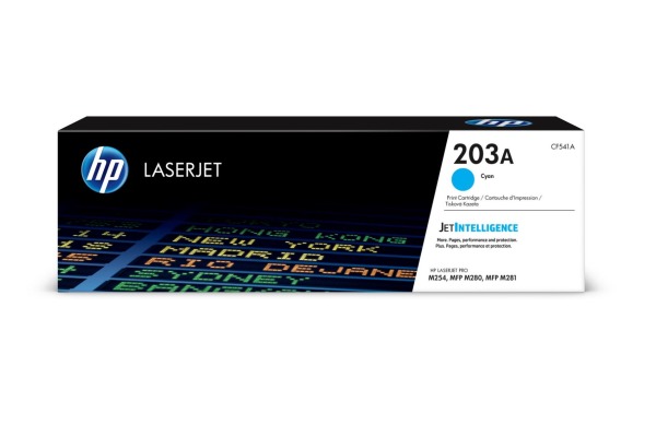 HP Toner-Modul 203A cyan CF541A CLJ Pro M254/MFP M280 1300 S.