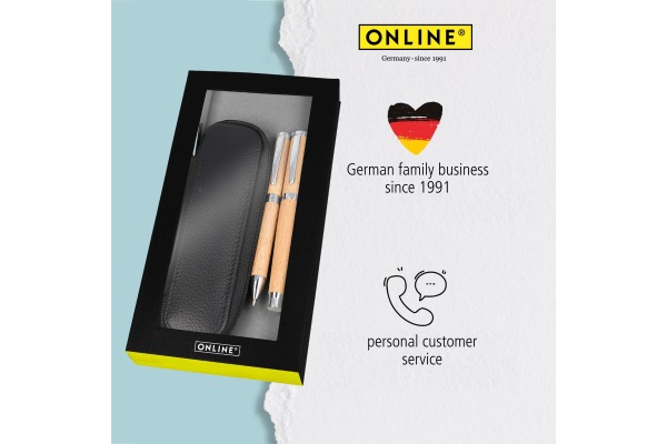 ONLINE Füllhalterset 31176 Nature Style Beechwod