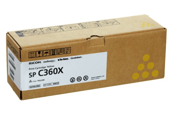 RICOH Toner yellow 408253 SP C361 9000 Seiten