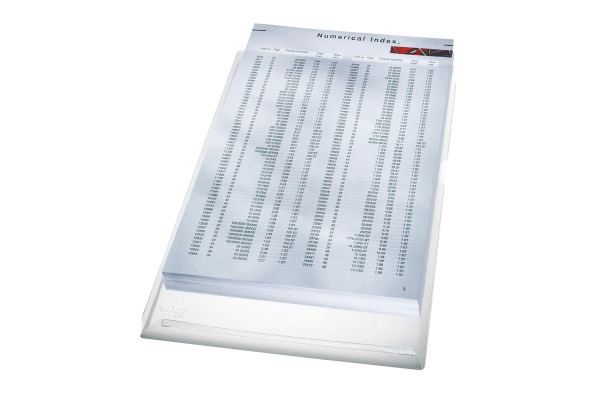 LEITZ Sichtmappen Maxi A4 4056-30-0 transparent 170my 5 Stück