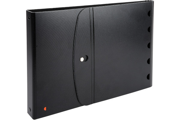 EXACOMPTA Präs.-Ringbuch Exashow 4cm 56234E 4 Ringe schwarz A4 hoch