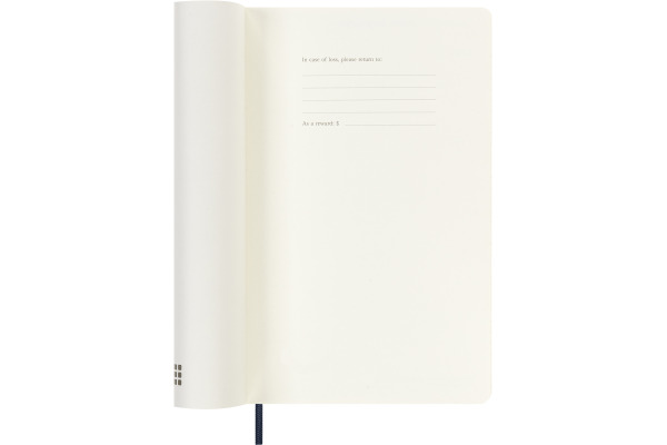 MOLESKINE Wochen-Notizkalender 26/27 DSB2018WN 18M liniert SC saphir 13x21cm