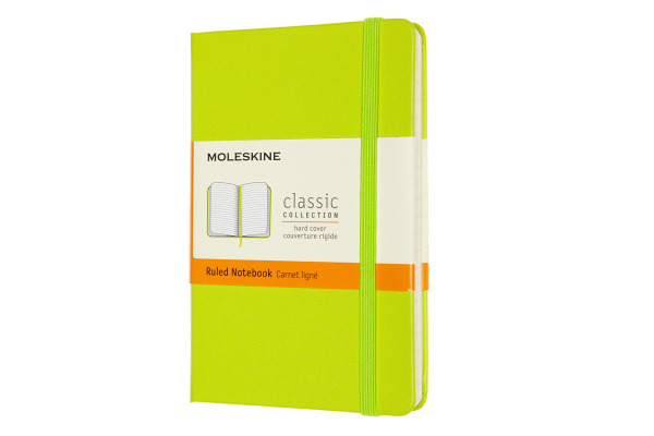 MOLESKINE Notizbuch Classic HC Pocket 420850857 liniert,limetten grün,192 S.