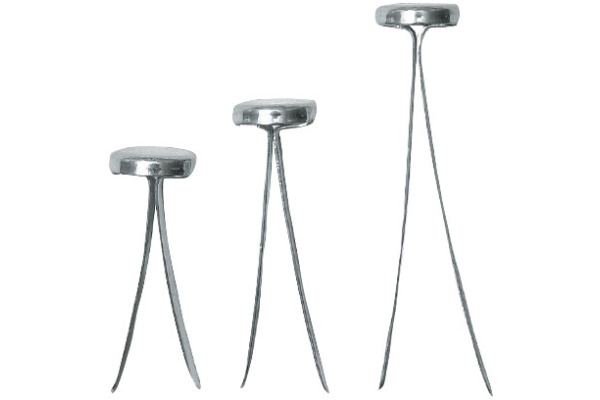 OMEGA Rundkopfklammern 5 26mm 5/100 Alu 100 Stück