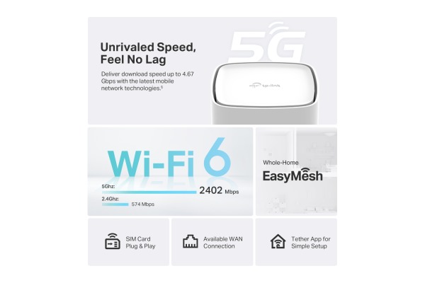 TP-LINK 5G DualBand Gigabit Router ARC.NX500