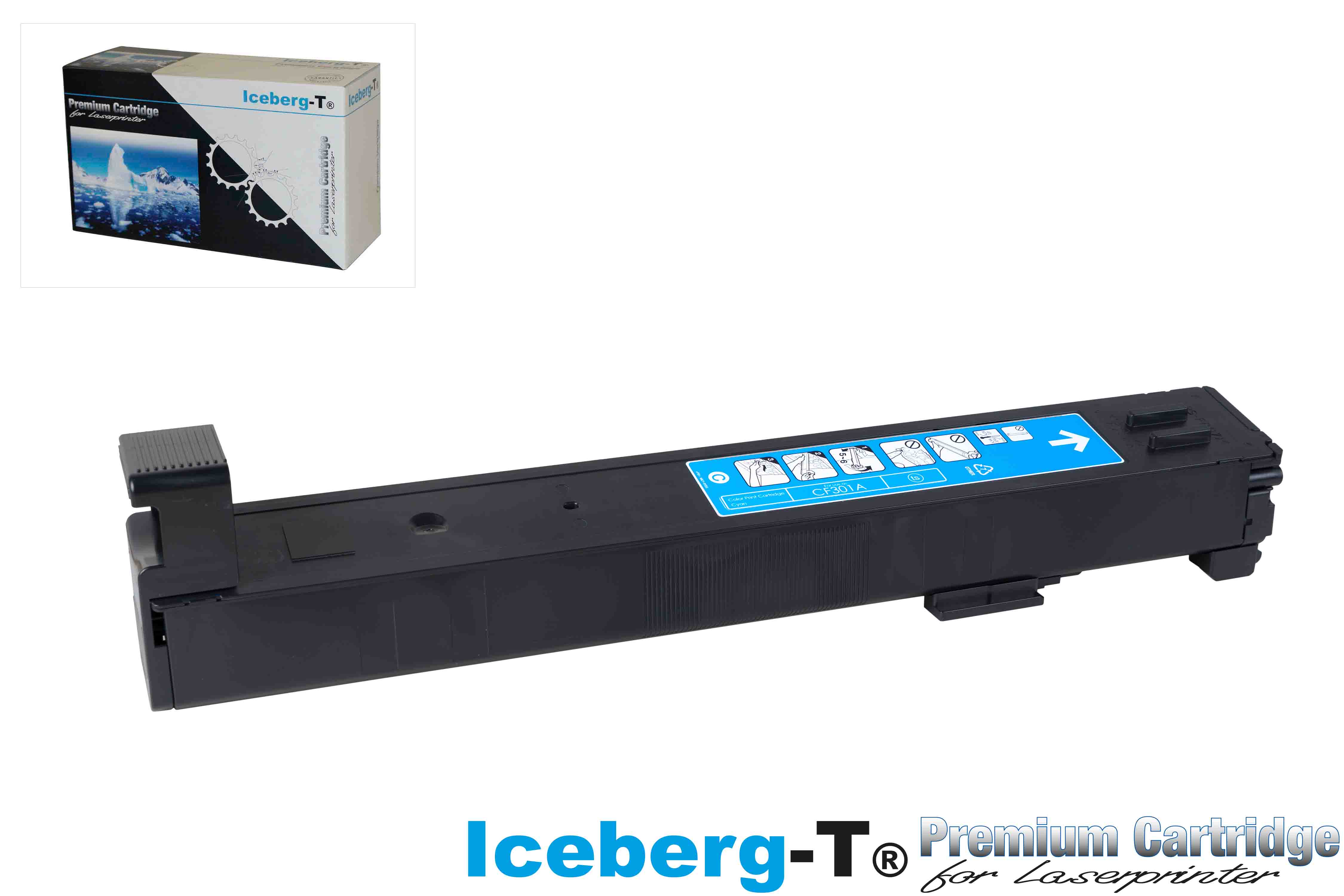 Iceberg-T Toner CF301A / 827A 32'000 Seiten, cyan