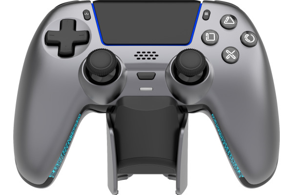 DELTACO Wireless Controller PS5 GAM-199-S with charging dock, Gray