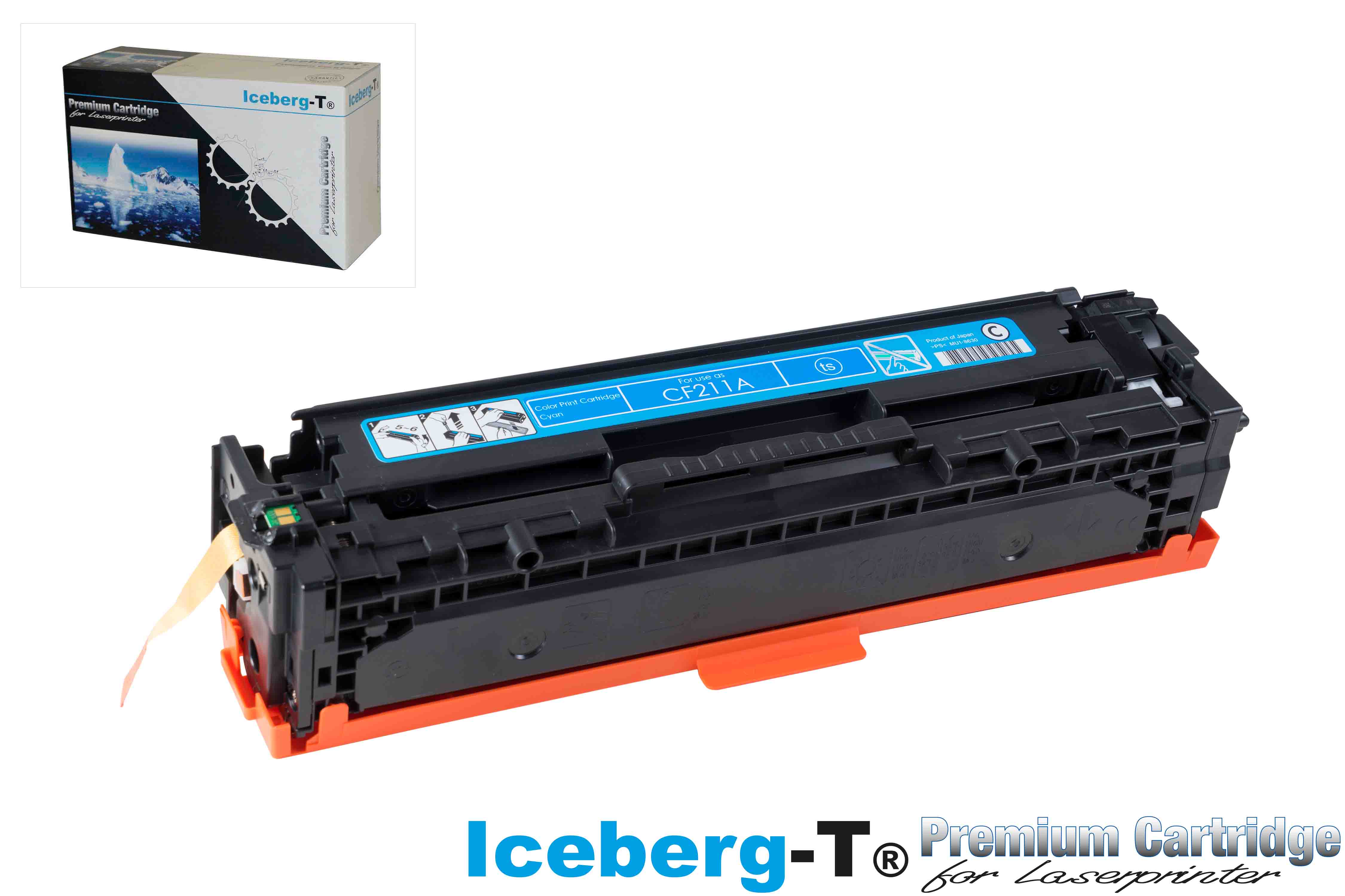 Iceberg-T Toner CF211A 1'800 Seiten, cyan