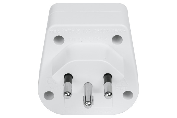 STEFFEN Reiseadapter CH-UK 1409575 weiss