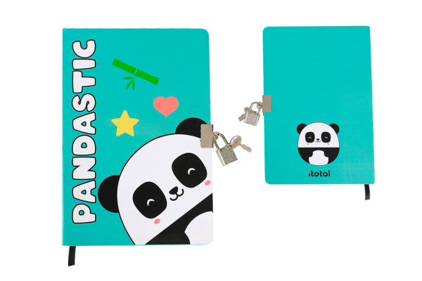 I-TOTAL Tagebuch A5 XL1844 Panda, dotted