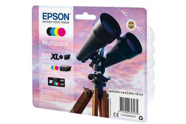EPSON Multipack Tinte XL/Std. BK/CMY T02W940 WF-2860/XP-5100 4-color