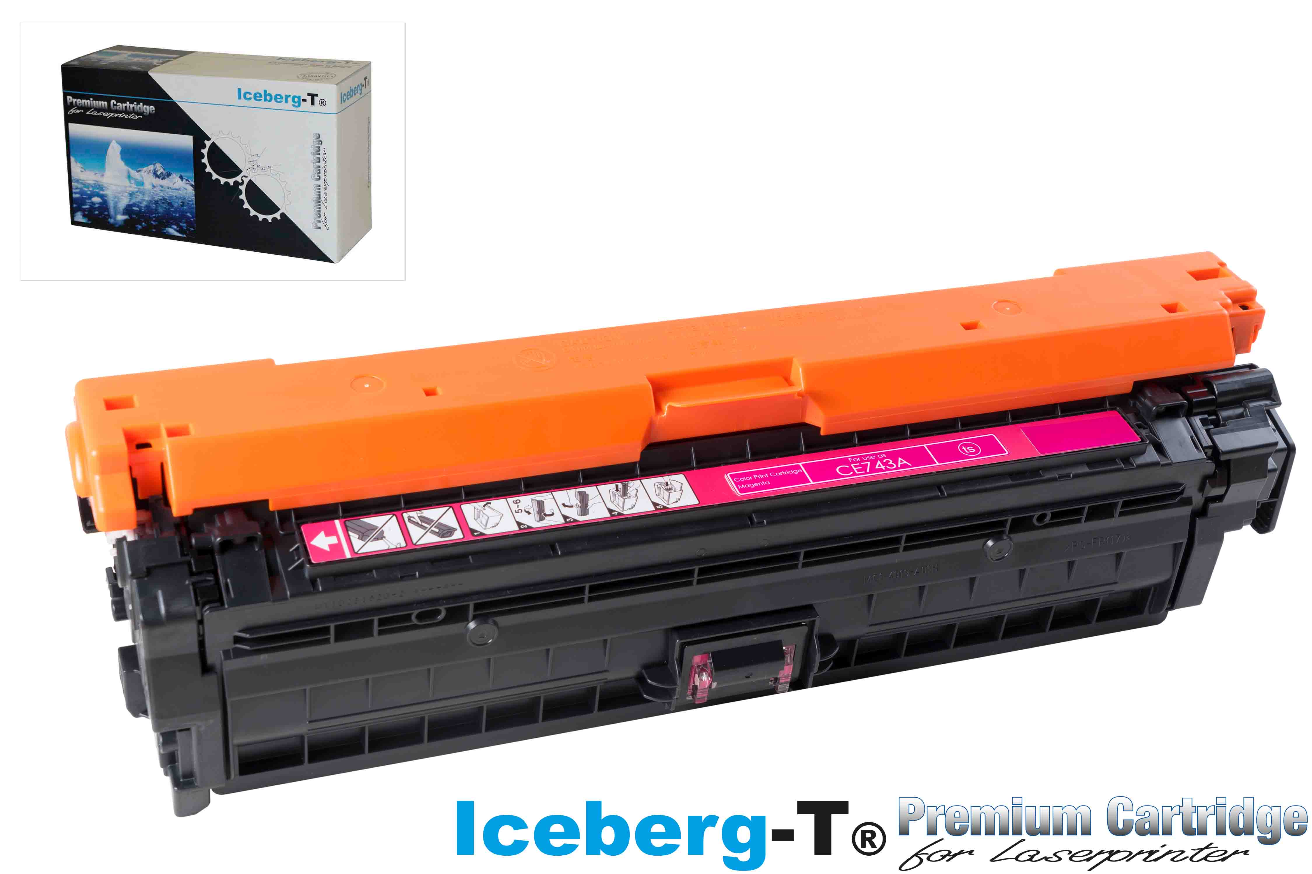 Iceberg-T Toner CE743A / 307A 7'300 Seiten, magenta
