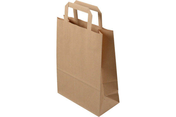 ELCO Tragetasche 22x10x29cm 7010102.2 mit Henkel, braun 50 Stück