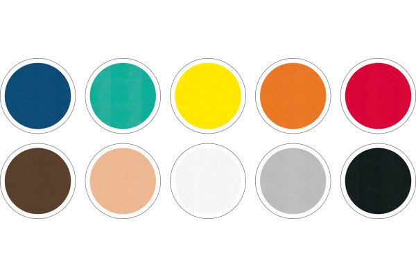 FOLIA Moosgummi 231009 ass. 10 Blatt