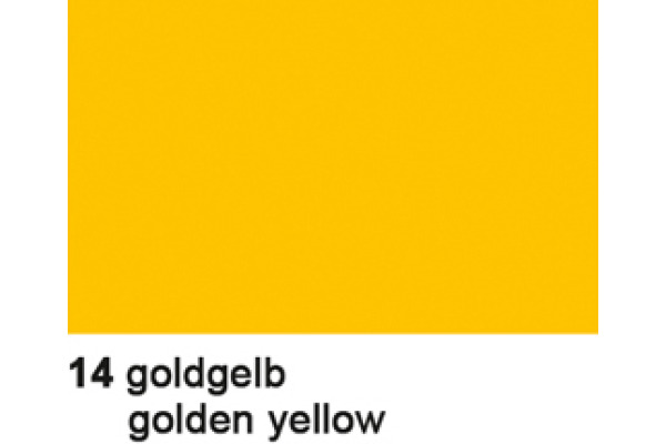 URSUS Seidenpapier 50x70cm 4642214 goldgelb 6 Bogen