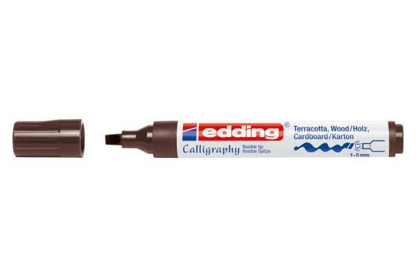 EDDING Permanent Marker 1455 1-5mm 1455-18 dunkelbraun