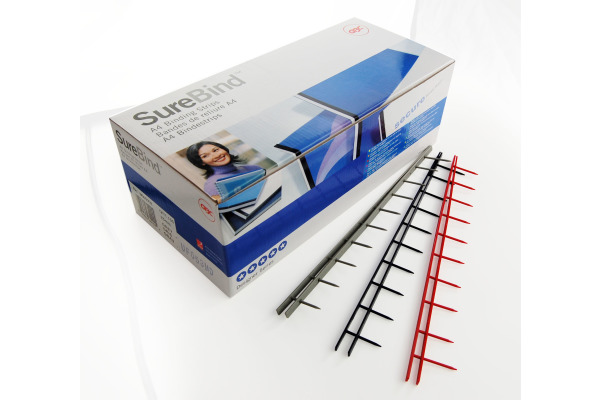 GBC SureBind Bindestrips 25mm A4 1132845 blau 100 Stück