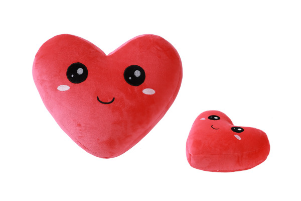 I-TOTAL Kissen Herz XL2208I rot 33x28cm