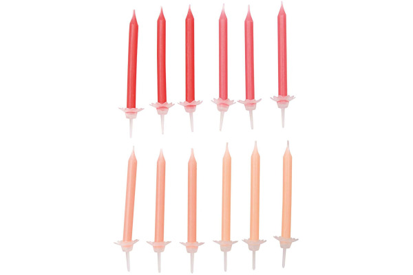 RICO DESI Geburtstagskerzen 10cm 81004.01. Fashion 24 Stück